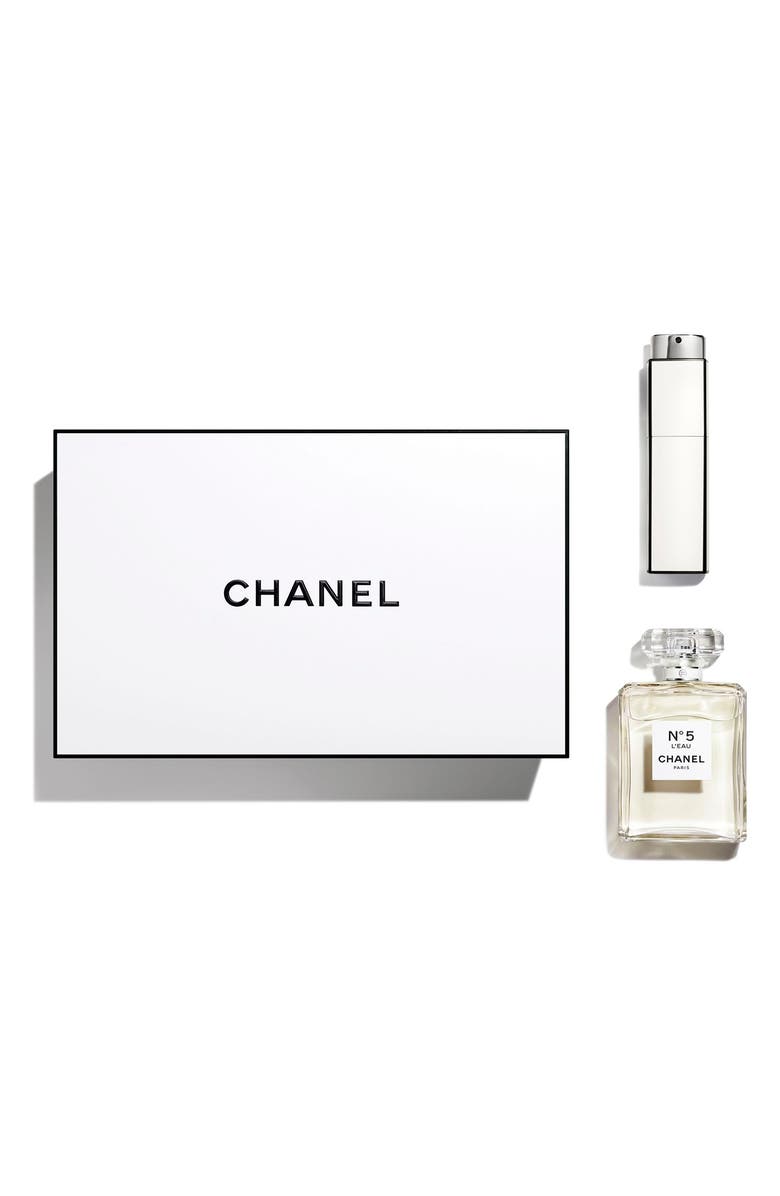 CHANEL N°5 L'EAU Eau de Toilette Twist and Spray Set, Alternate, color,