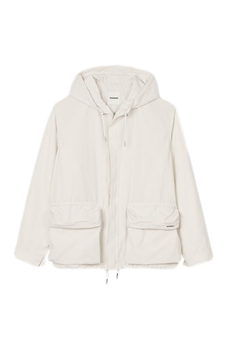 SANDRO Hooded windbreaker, Alternate, color, 