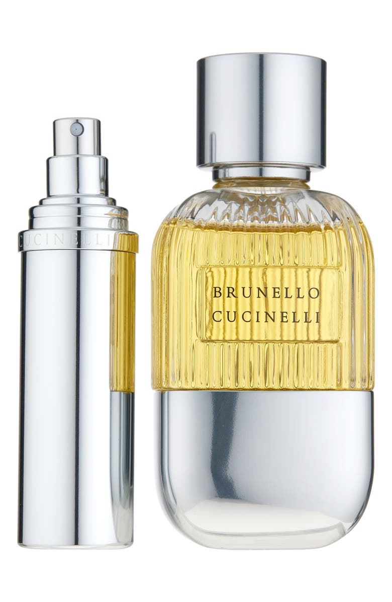 Brunello Cucinelli Pour Homme Eau de Parfum Travel Gift Set, Main, color, 