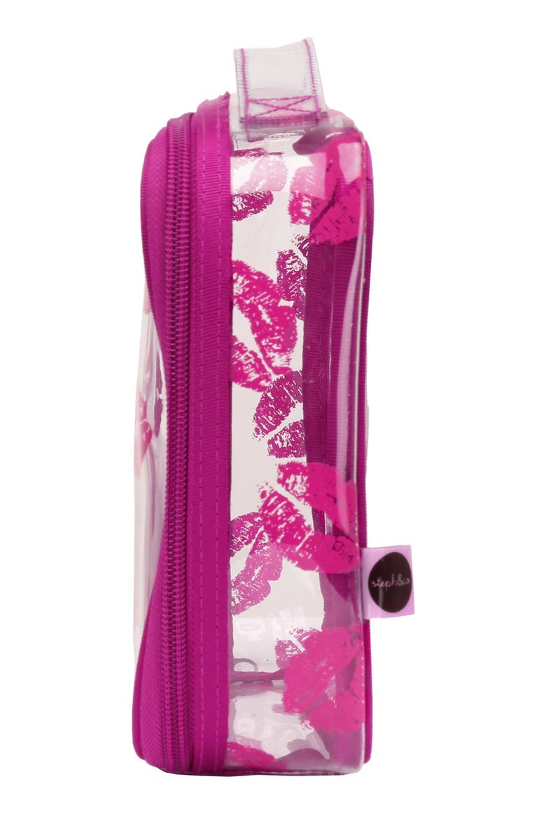 steph&co. 'Berry Kiss' Travel Cosmetics Case, Alternate, color, NO COLOR