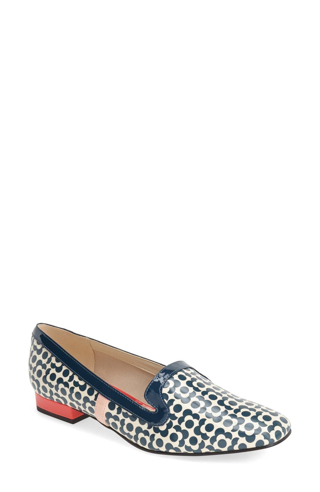 Clarks<sup>®</sup> orla kiely Clarks<sup>®</sup> x Orla Kiely 'Bella' Floral Print Patent Leather Loafer, Main, color, 