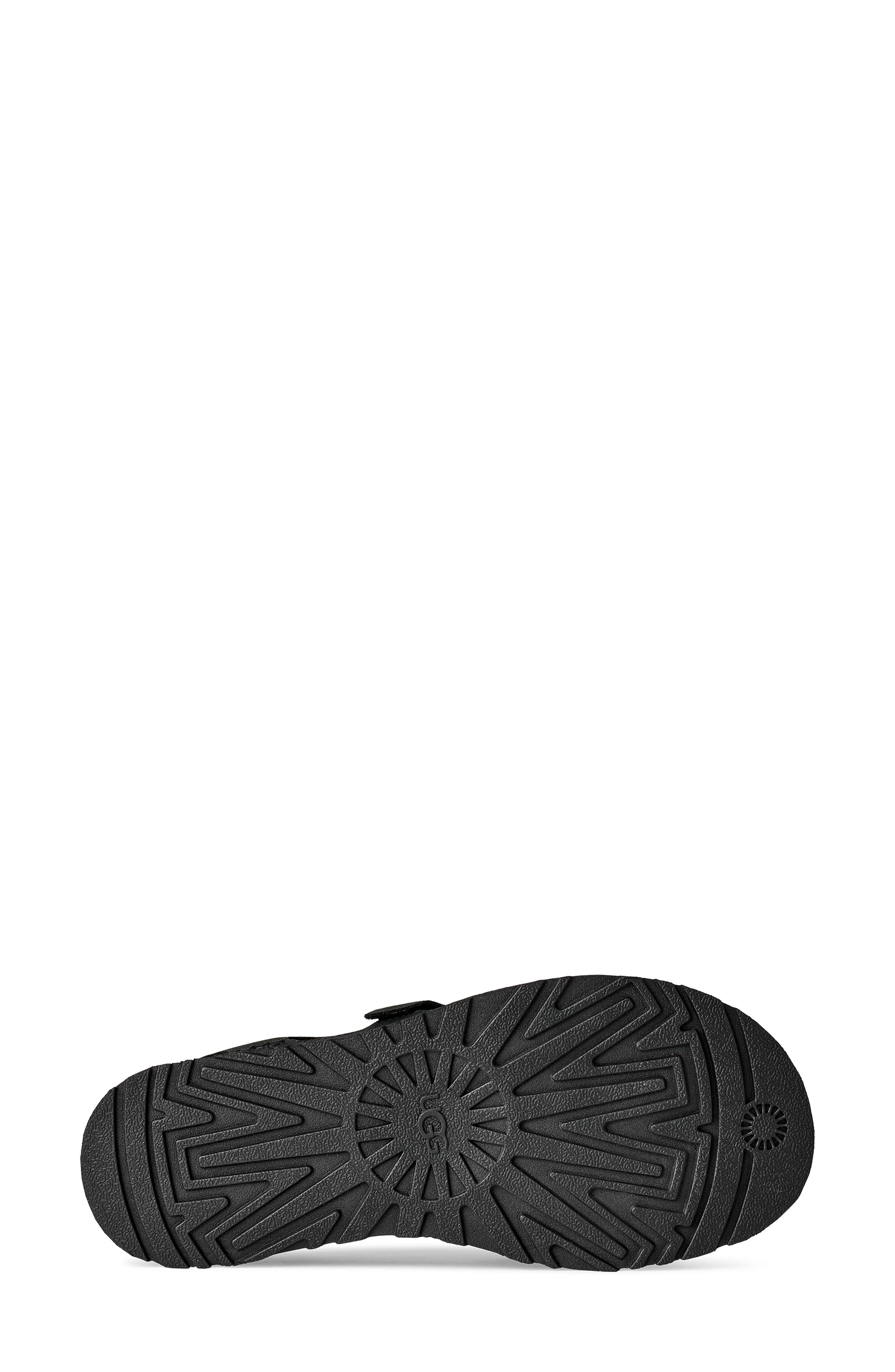 UGG<sup>®</sup> GoldenGaze Toe Post Sandal, Alternate, color, Black