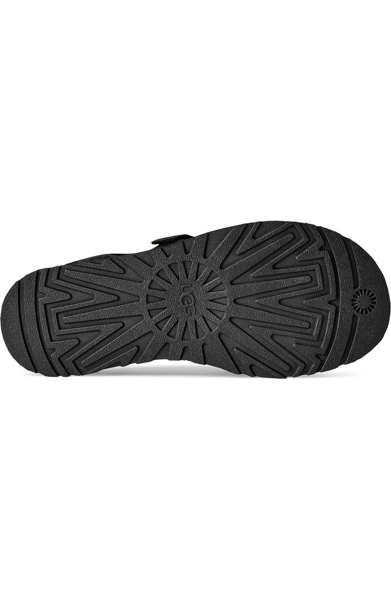 UGG<sup>®</sup> GoldenGaze Toe Post Sandal, Alternate, color, Black