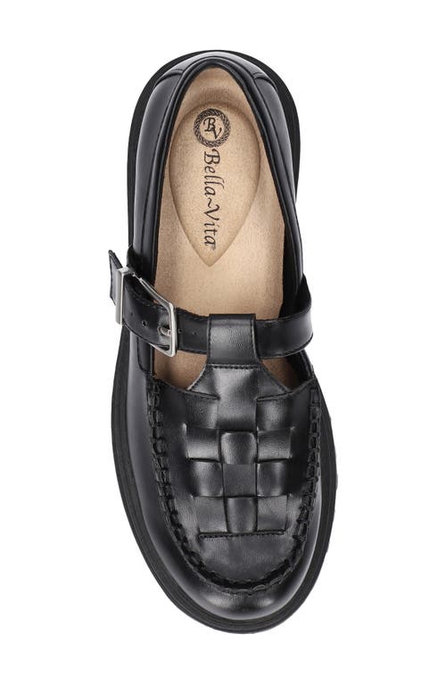 Bella Vita Makell Lug Sole Loafer In Black
