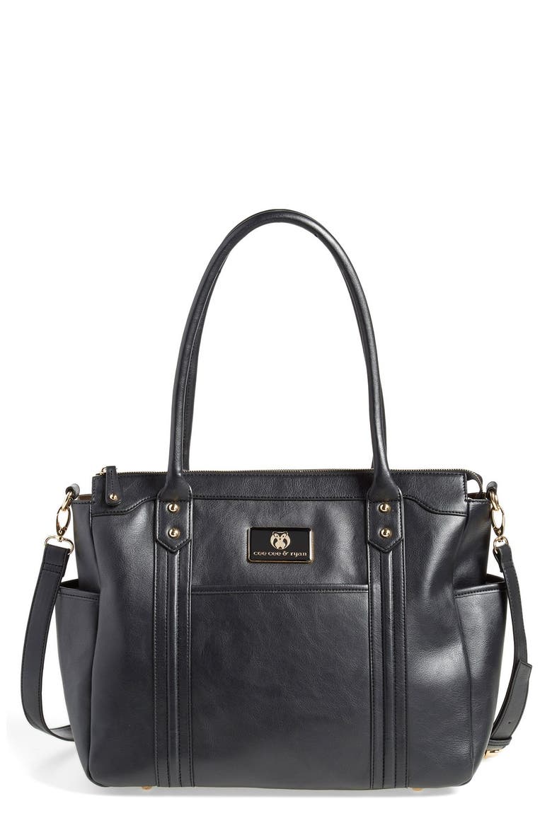 'Tesla' Baby Bag, Main, color, BLACK