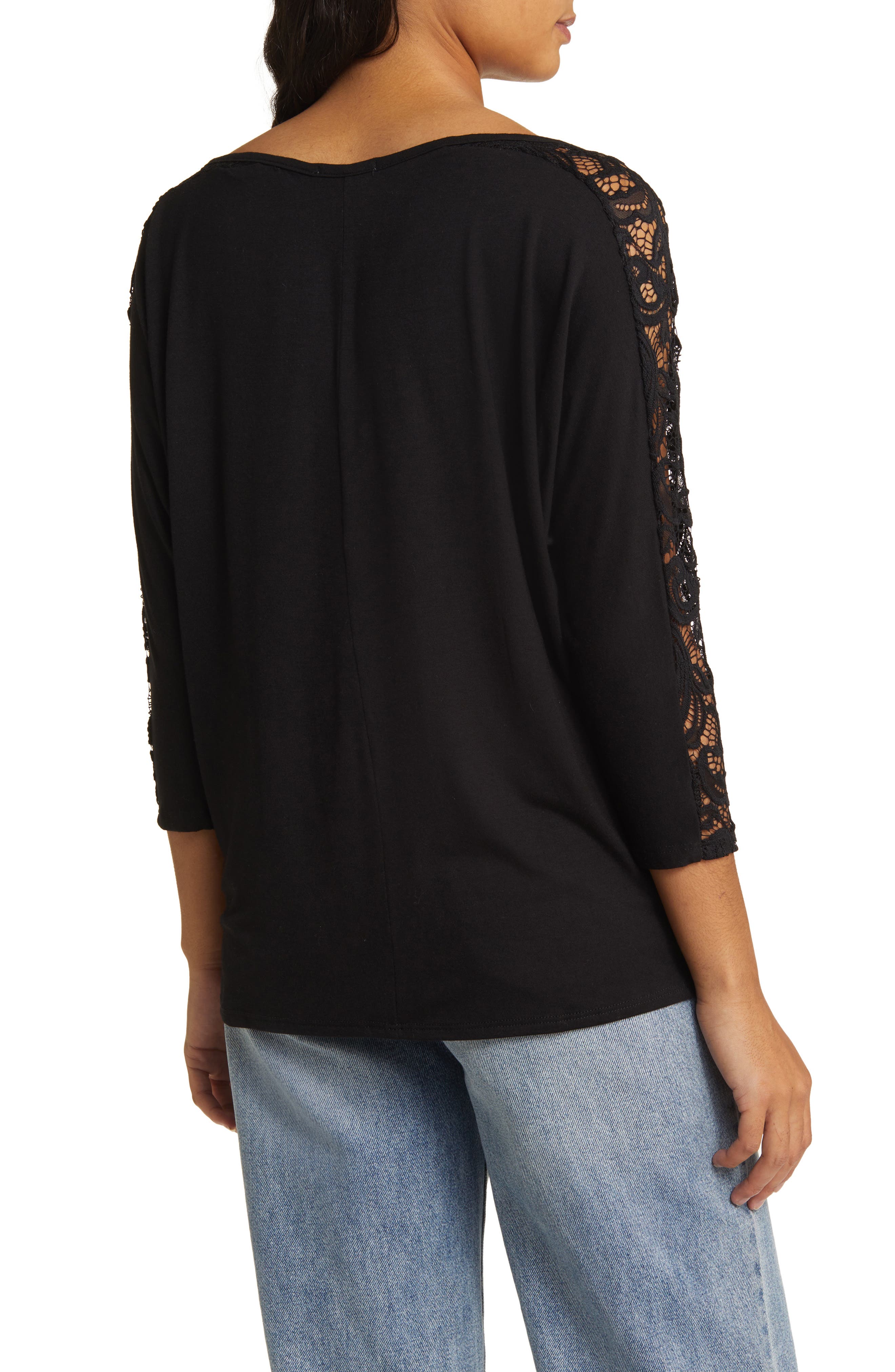 Lace Long Sleeve Top - image 2