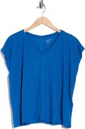 Eileen Fisher V-Neck Organic Linen T-Shirt