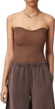 AllSaints Cruz Rib Tube Top