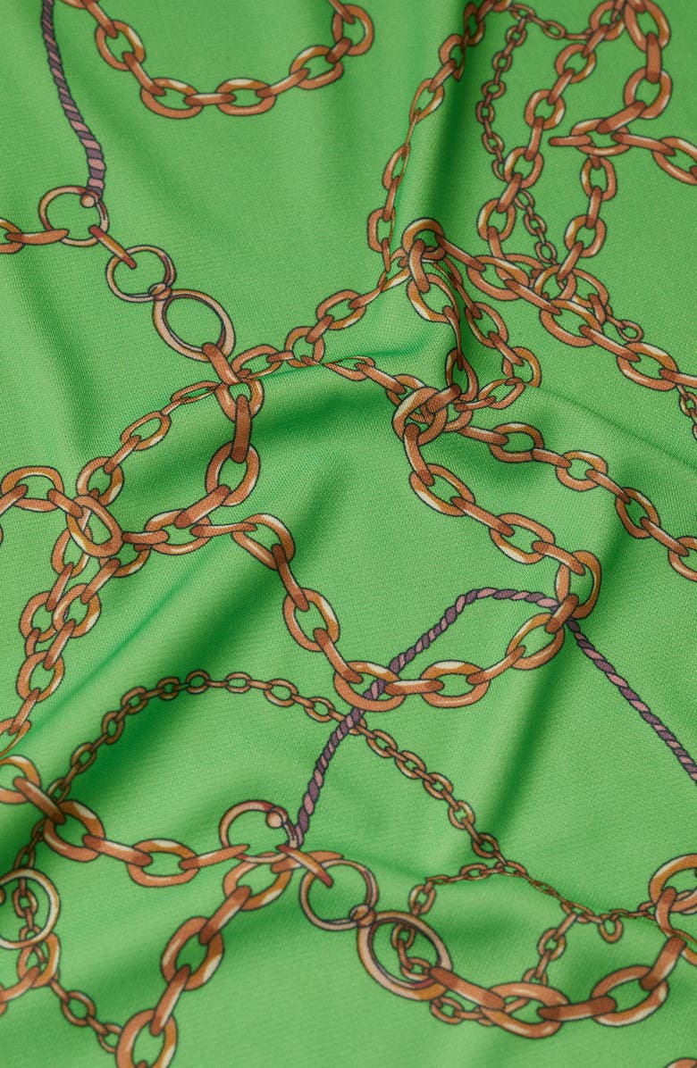 MANGO Chain Print Long Sleeve Dress, Alternate, color,