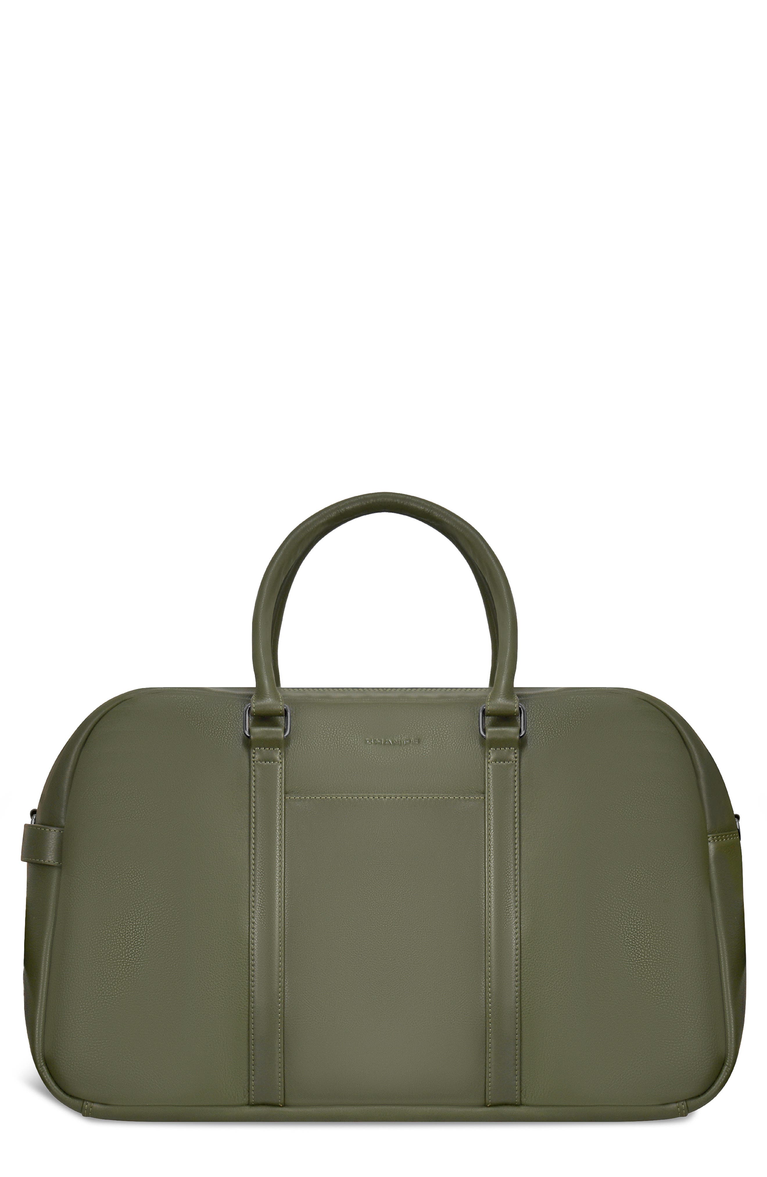 CHAMPS Onyx Leather Duffel Bag