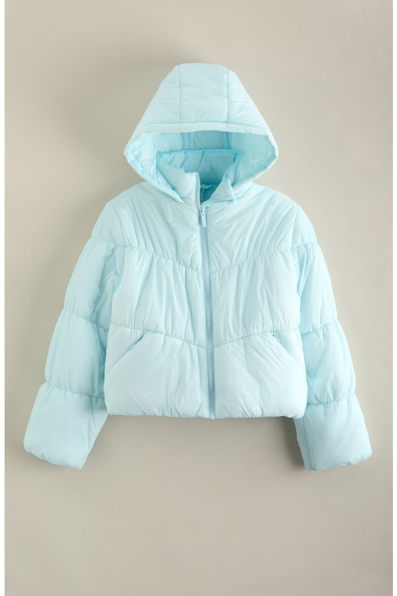 Kids' Polar Pop Hooded Jacket, Main, color, BLUE SPRAY