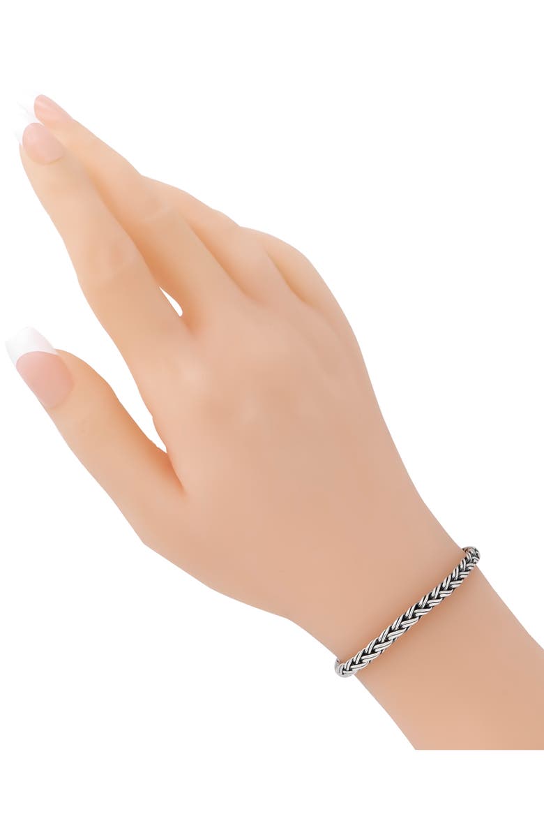 DEVATA Sterling Silver Chain Bracelet, Alternate, color, Silver