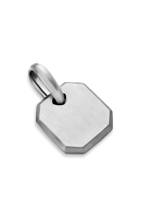 Men's Faceted Amulet