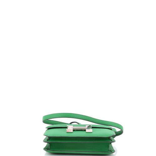 Pre-owned Hermes Hermes Constance Bag Epsom 18 In Green
