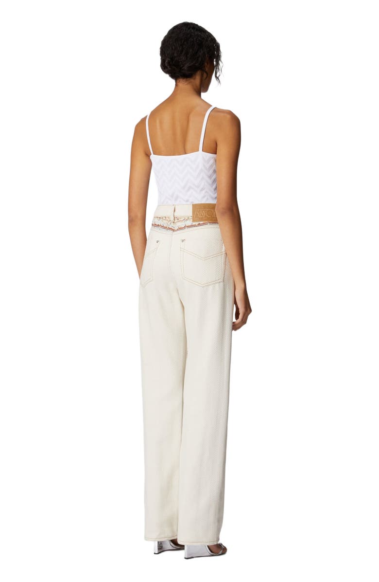 Missoni Tonal Chevron Tank Top, Alternate, color, White