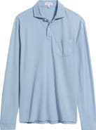 Peter Millar Everyday Piqué Long Sleeve Pocket Polo