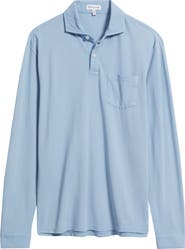 Peter Millar Everyday Piqué Long Sleeve Pocket Polo