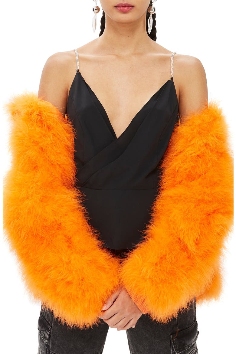Diamante Strap Camisole, Main, color, BLACK