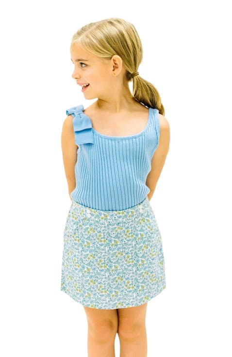 Girls' Bow Sweater Tank