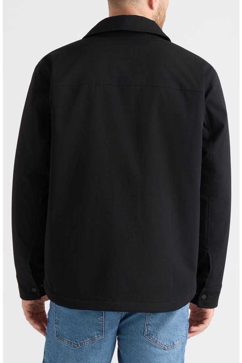 Kyle Twill Shirt Jacket, Alternate, color, BLACK