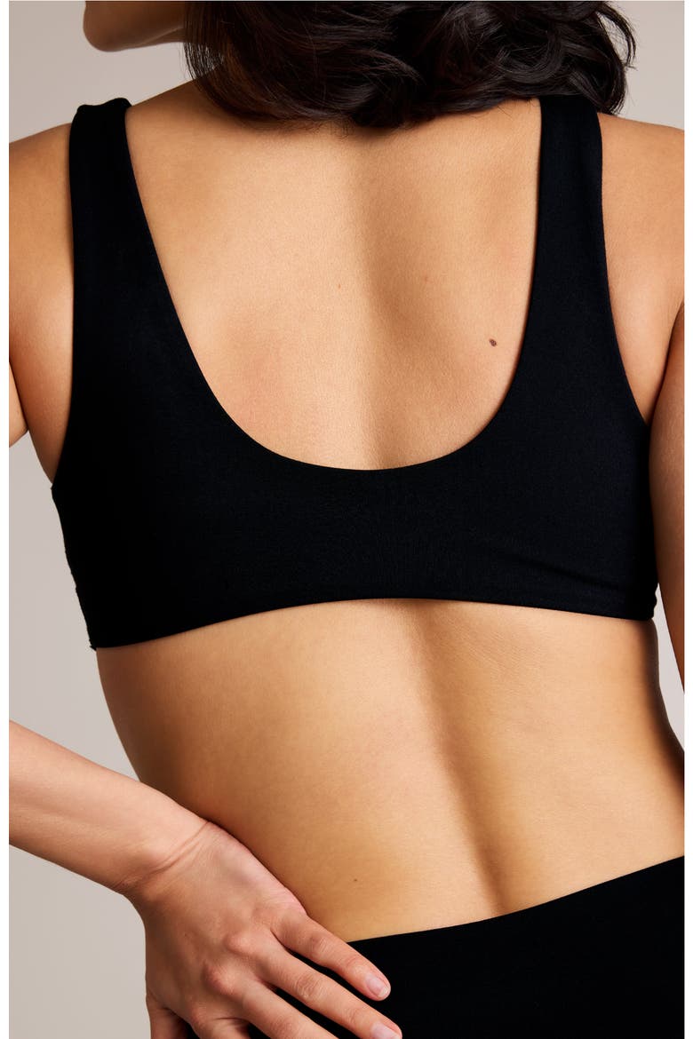 Wave Wirefree Bra, Alternate, color, Black