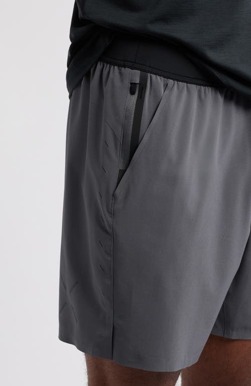 Ten Thousand Interval Lined Training Shorts In Iron