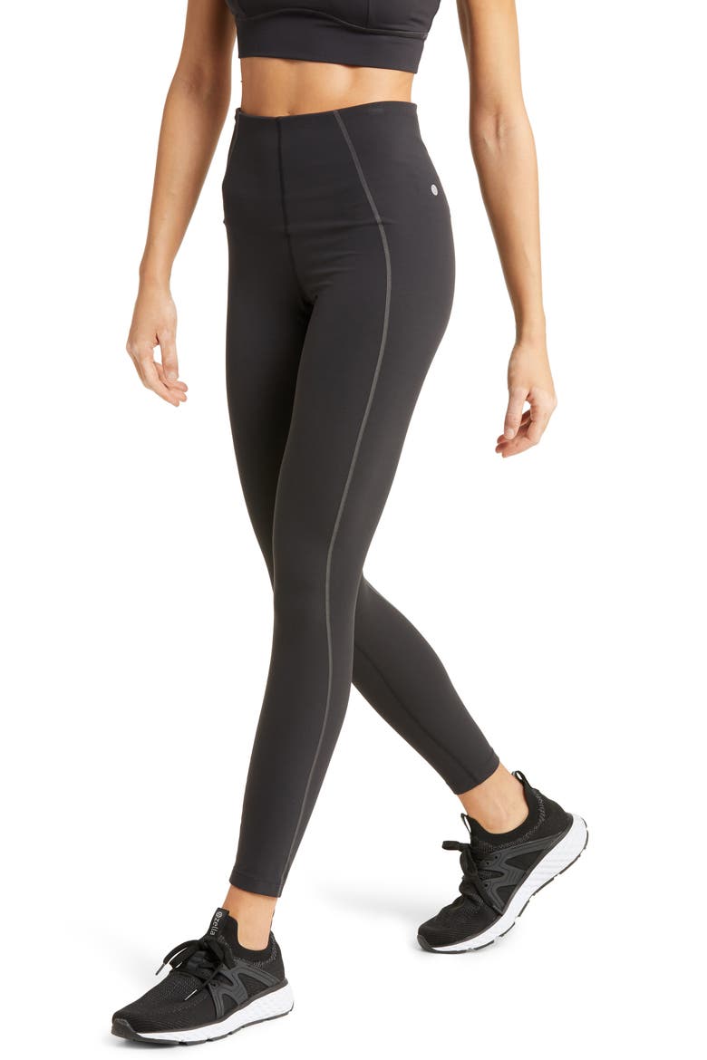 Studio Luxe HW Curve Leggings, Main, color, BLACK