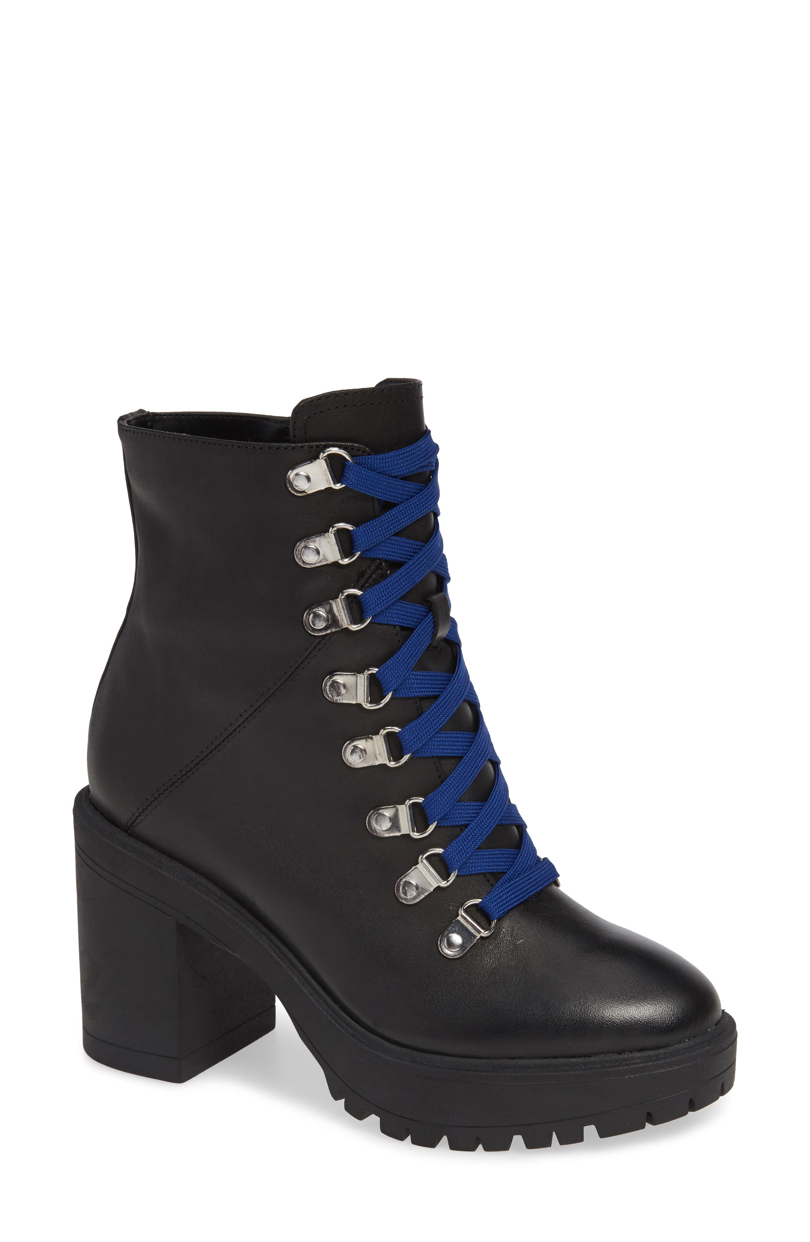 Royce Bootie, Main, color, BLACK LEATHER