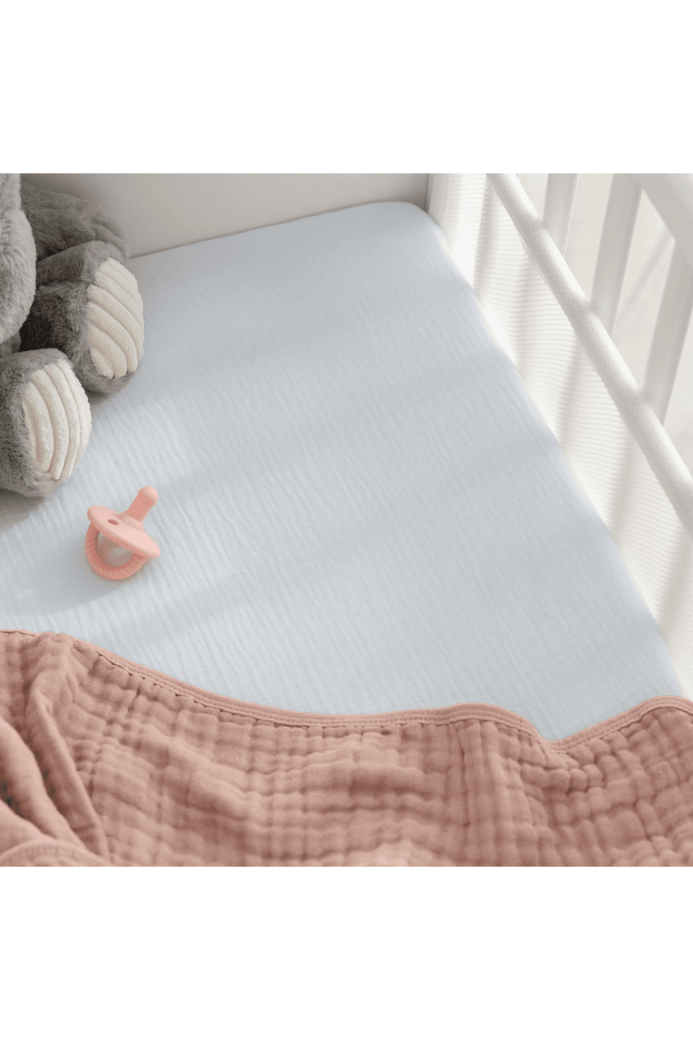 Muslin Cotton Bassinet Sheets, 1 Pack, Alternate, color, White