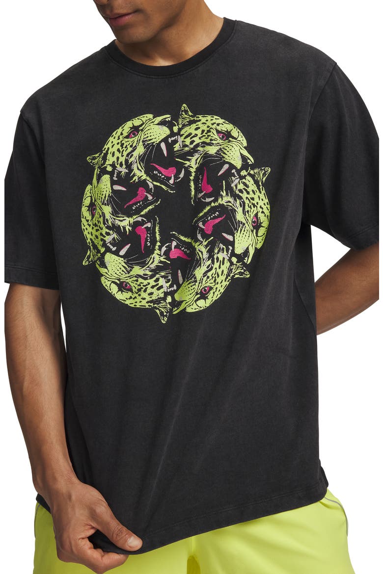 Halo Run Graphic T-Shirt, Alternate, color, ULTIMATE BLACK/ REFLECTIVE