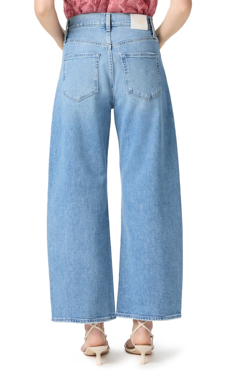 PAIGE Arellia High Waist Ankle Barrel Leg Jeans, Alternate, color, Ferrera