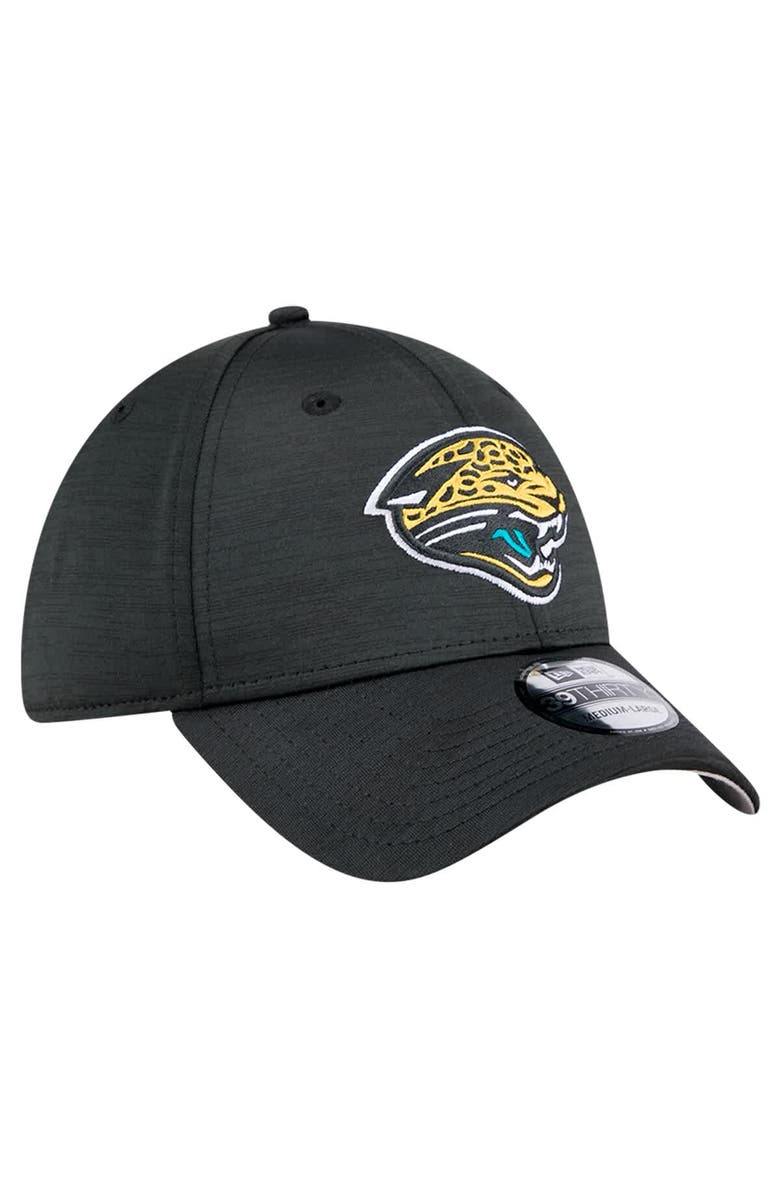 New Era Men's New Era Black Jacksonville Jaguars Throwback Active Tech 39THIRTY Flex Hat, Alternate, color, 