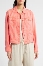 Tommy Bahama Two Palms Linen Raw Edge Jacket