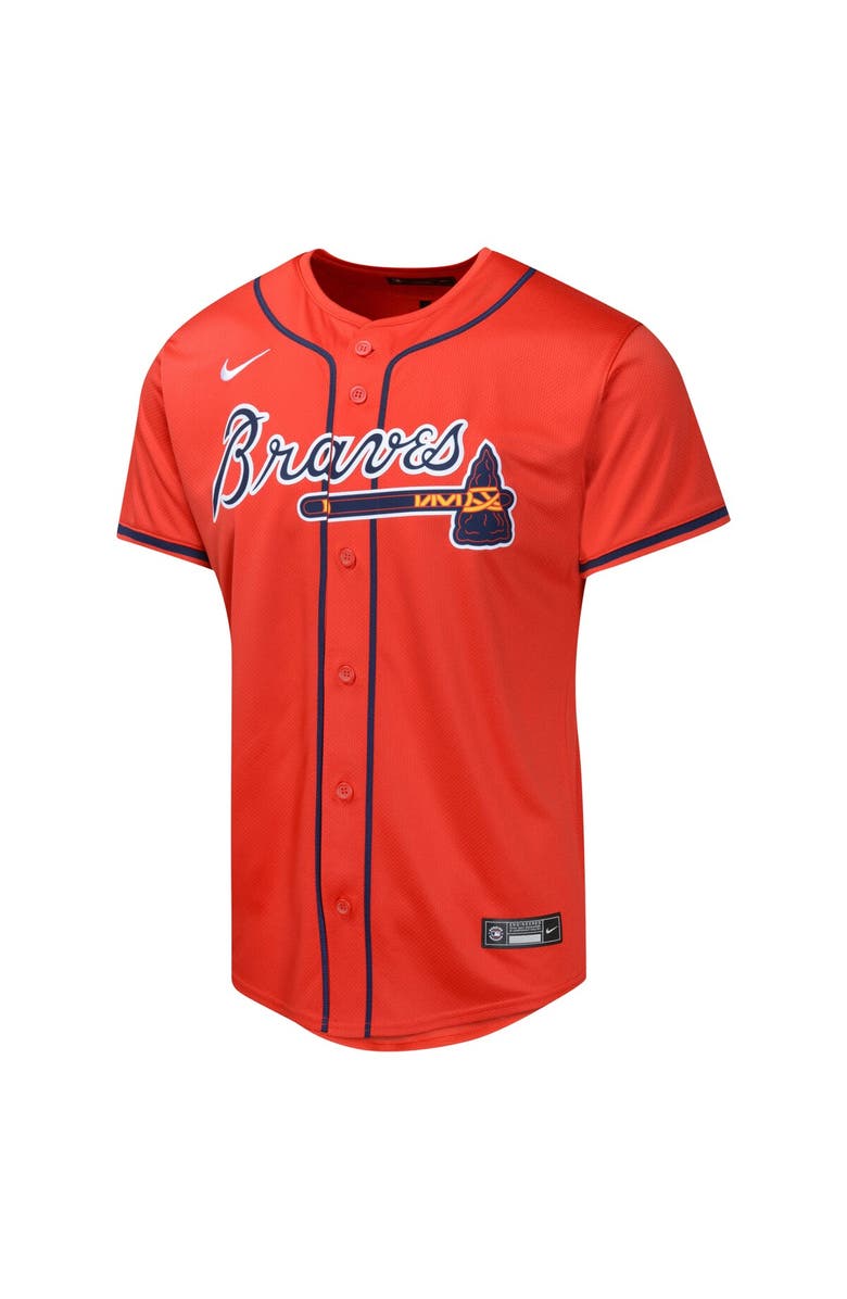 Nike Youth Nike Ronald Acuña Jr. Red  Atlanta Braves Alternate Limited Player Jersey, Alternate, color, 