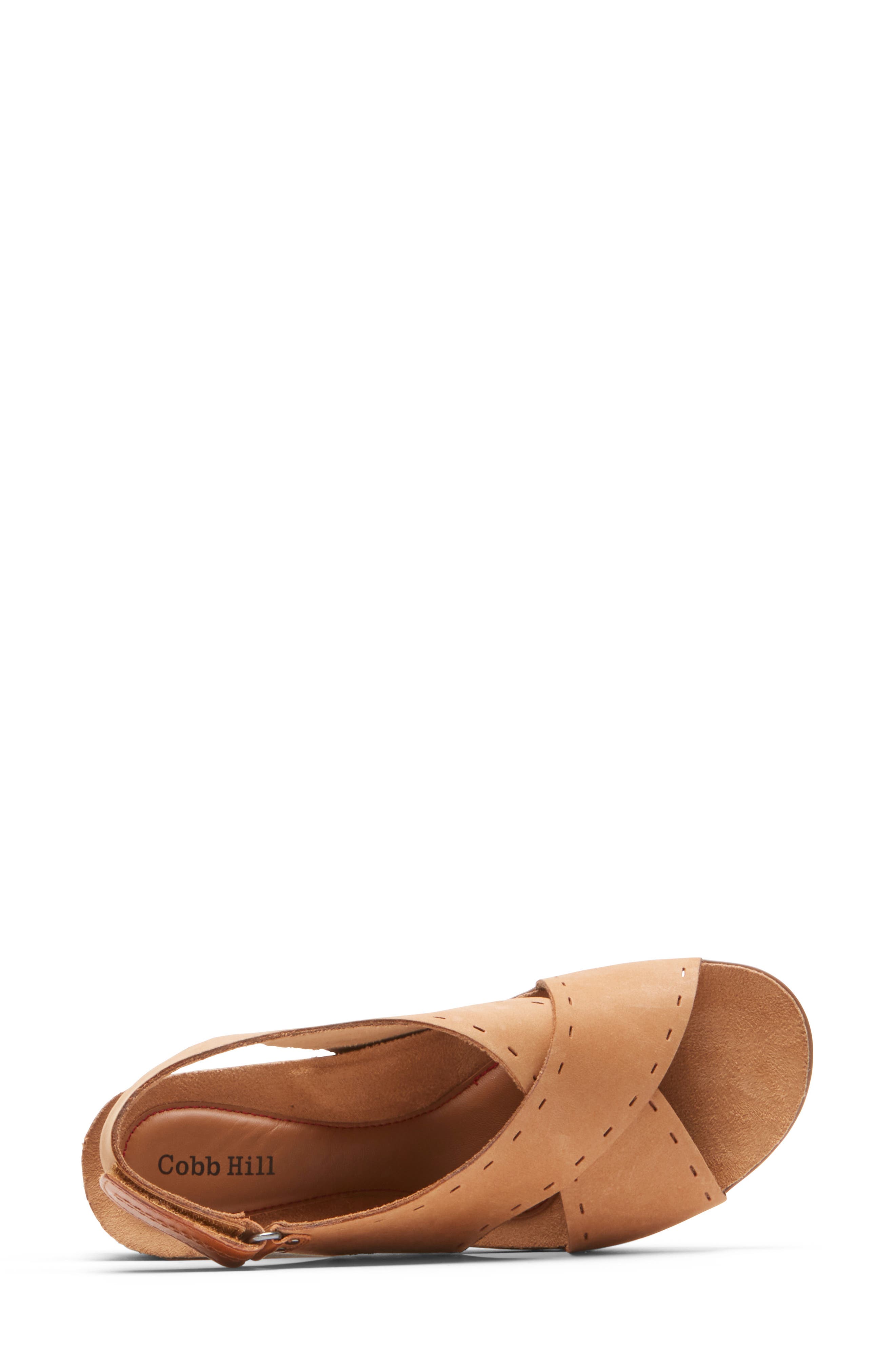 May Slingback Sandal, Alternate, color, NUTMEG