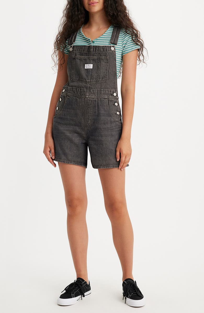 Levi's<sup>®</sup> Nonstretch Denim Shortalls, Main, color,