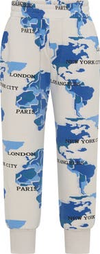 TINY TRIBE Kids' World Tour Cotton Joggers