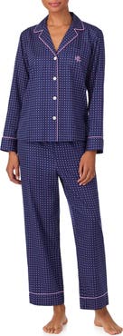 Lauren Ralph Lauren Print Cotton Blend Pajamas