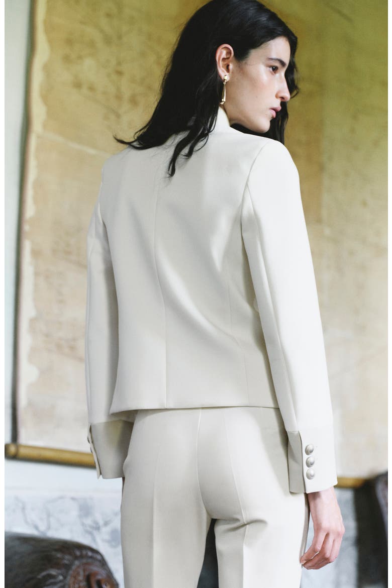 Negroni Structured Jacket, Alternate, color, OFF WHITE