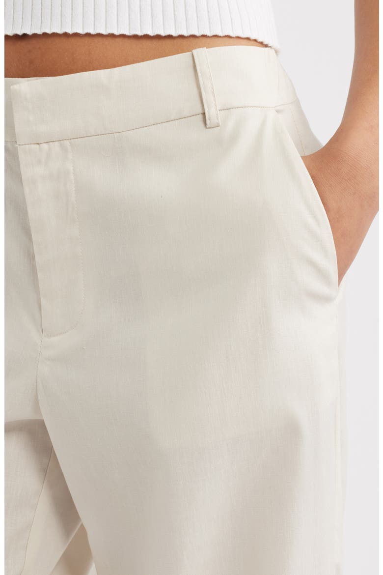 Tencel Lyocell Blend Wide Leg Pants, Main, color, LINO