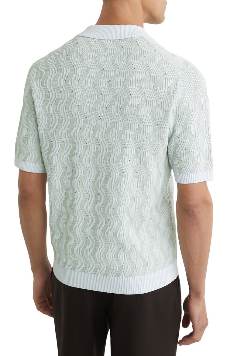 Johnny Short Sleeve Camp Collar Cardigan, Alternate, color, SOFT SAGE