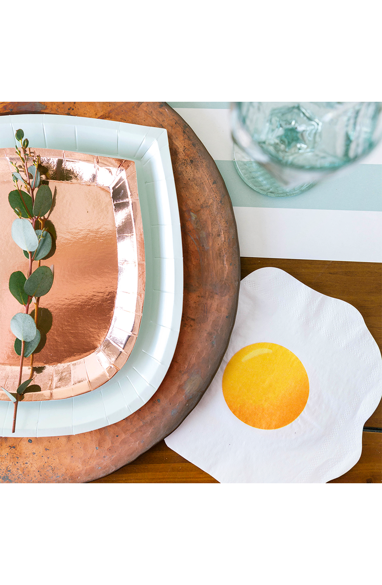 Jollity & Co Yolks on You Fried Egg Large Napkins, Alternate, color, Assorted Pre-Pack