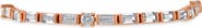 CZ by Kenneth Jay Lane Baguette & Round Cubic Zirconia Tennis Bracelet