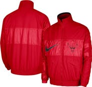 Nike Men's Nike Red Chicago Bulls Courtside Versus Capsule Full-Zip Jacket