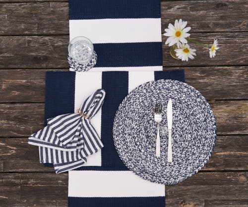 C & F Home C&f Home Cabana Stripes Placemats Sets Of 6 Collection In Blue