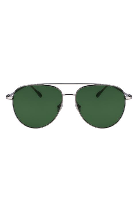Gancini Evolution 61mm Aviator Sunglasses