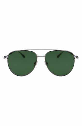 FERRAGAMO Gancini Evolution 61mm Aviator Sunglasses