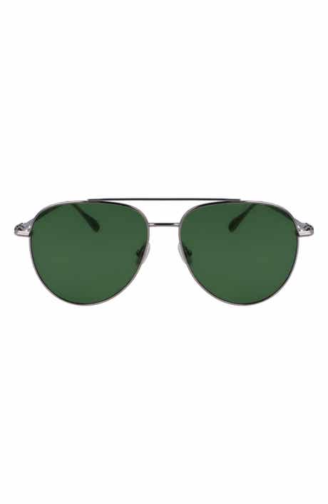 FERRAGAMO Gancini Evolution 61mm Aviator Sunglasses