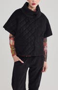 LUUKAA Elise Quilted Velvet Jacket