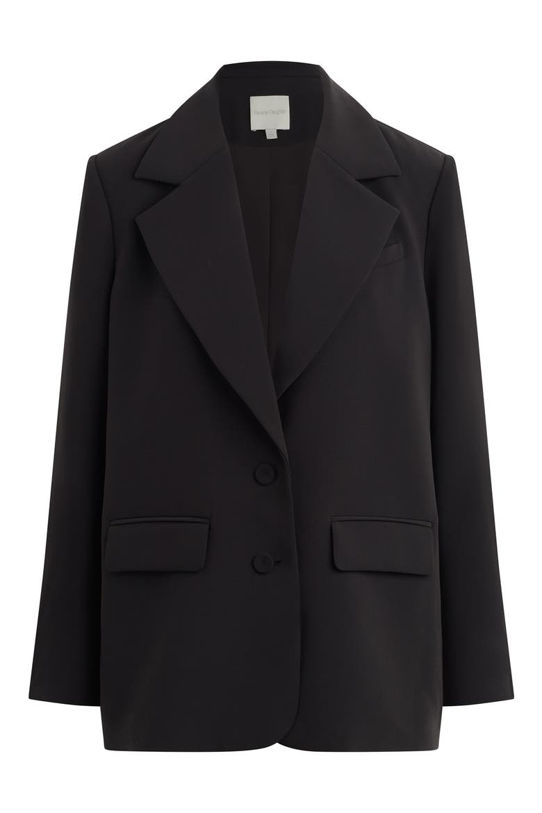 The Favorite Oversize Blazer, Alternate, color, BLACK